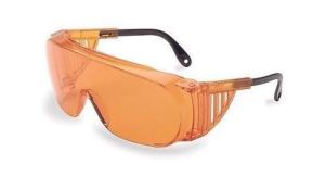 Uvex Fit Over Safety Eyewear as Blue light filter SCT-Orange lens