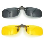 anti-glare-besgoods-2pcs-yellow-night-visionblack-cycling-sport-polarized-clip-on-sunglasses